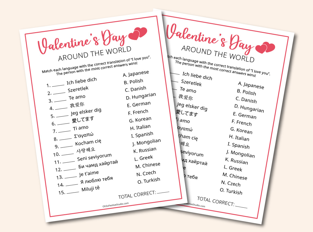 Valentine's Day around the world